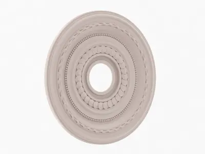 Classic Ceiling Medallion 10 3D model