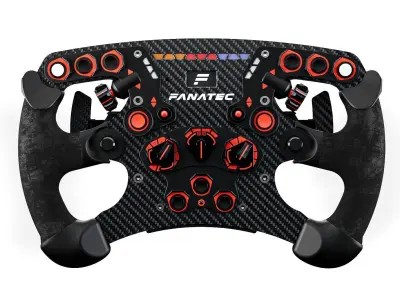 Fanatec Clubsport Formula V2-5 Steering Wheel 3D model