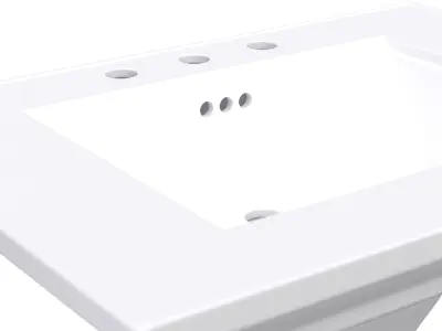 KOHLER K 2268 8 0 Memoirs Pedestal Bathroom Sink 3D model