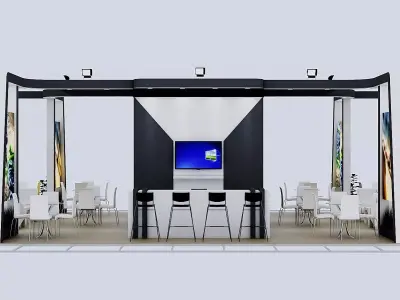 Exhibition Stand 1 3D model purchase
