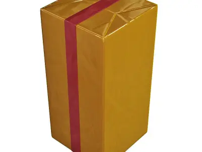 Gifts gift boxes Low-poly 3D model