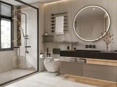 Bathroom 63 3D model