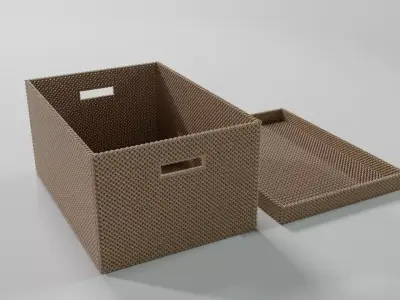 WICKER BASKET01 3D model
