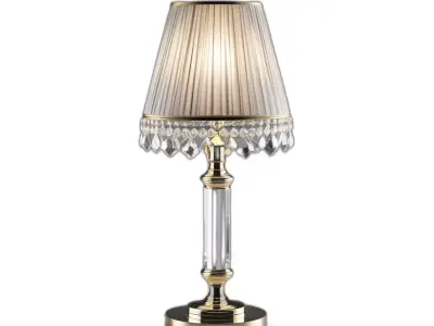 Elegant Crystal Decorative Table Lamp Low-poly 3D model