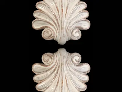 Classic carved 095 3D model