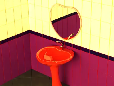 Bathroom washbasin  3D model