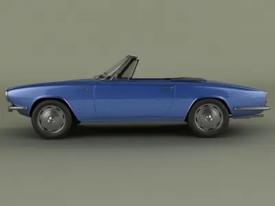 Glas 1300GT Convertible 3D model
