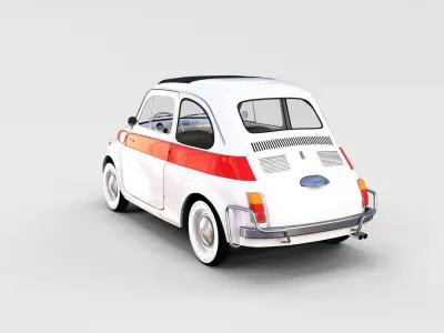 Fiat 500 Nuova Sport 1958 rev 3D model