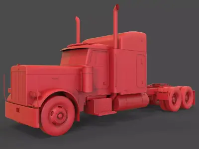 Peterbilt 379 3D print model