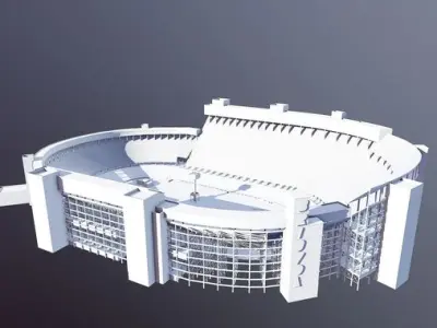 Bristol Motor Speedway Arena 3D model