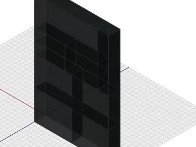 wardrobe cupboard storage  3D print model