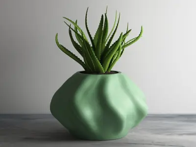 vase pot planter 3d print 862  3D print model