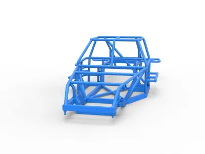 Frame of Australian Super Sedan Scale 1 to 25 3D print model
