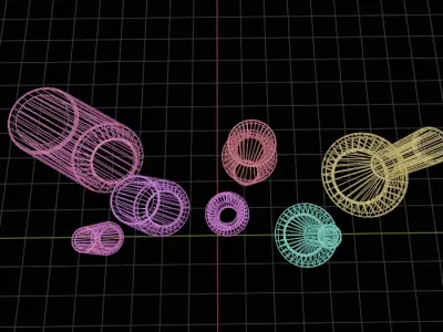 simple modern vase a12 3D model