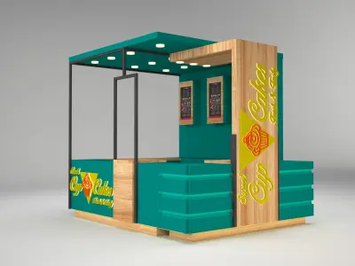 Booth Stand K0010991  3D model