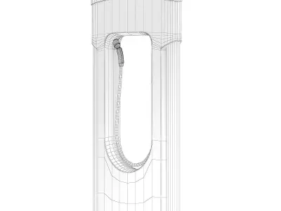 Car Charging Station 3D Model 3D model