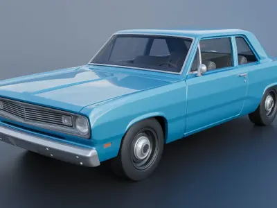 Plymouth Valiant 1970 3D print model
