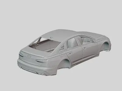 Audi S6 Sedan 2020 Printable Body 3D print model