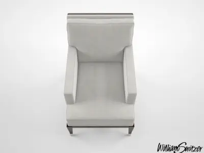 William Switzer Large Chaise Apollon Chair 3D model