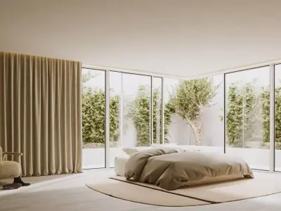 Interior Living Space 3D Visual 3D model