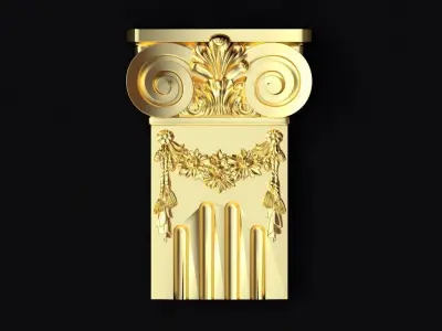 pilaster 3D model 8
