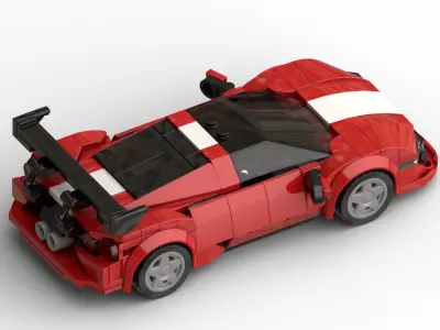 MocBricks3D - Lego Sport-Car Concept 1 3D print model