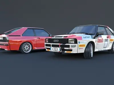 Audi quattro S1 3D model