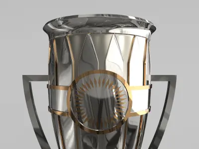Concacaf Champions League Trophy 3D model
