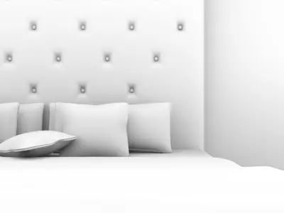 Master Bed 3D model