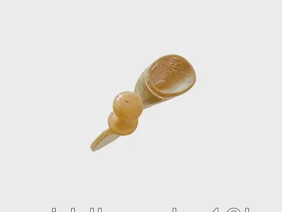 Artisan Stone Implements for Historical Education Low-poly 3D model