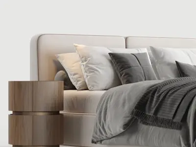 Imole Bed by One Home 3D model