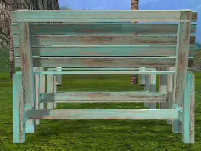 Old lounge chair 3D model