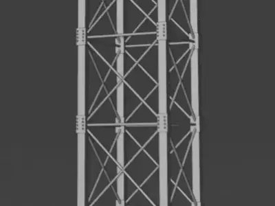 Signal Town Bracket Free 3D model