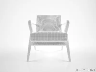 Holly Hunt Capri Lounge Chair 3D model