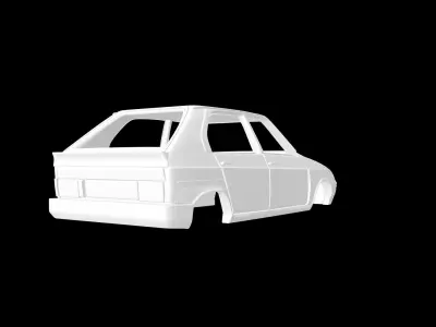 Citroen visa 1000 pistes 3D print model