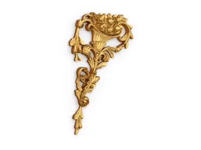 Classic carved decor ornament 356 3D model