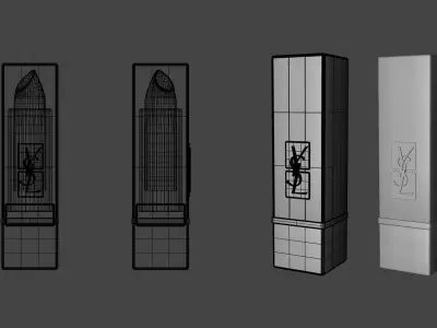 Lipstick Yves Saint Laurent - Rouge Pur Couture 3D model