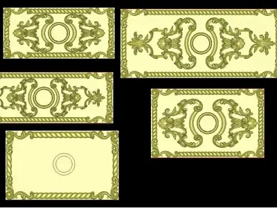 3d model of flowers and leaves 3D print model