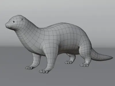 Otter HD 3D model