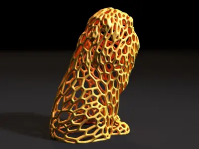 Lion Sculpture 3D print model