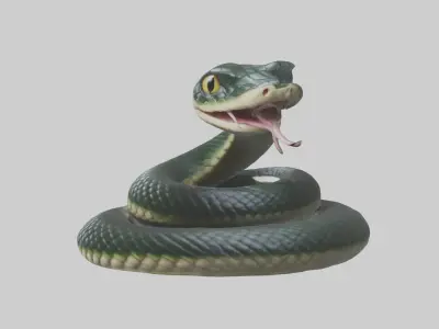 Babysnake Model 1 Low-poly 3D model