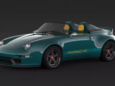 Porsche 993 Gunther Werks Speedster 3D model