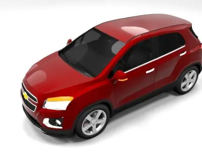 CHEVROLET TRAX 2014 LOWPOLY Low-poly 3D model