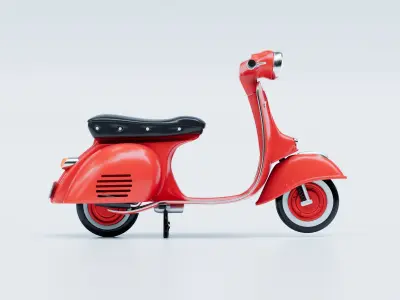 VESPA scooter 3D model