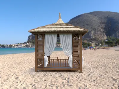 RG Alcove 2 Low-poly 3D model