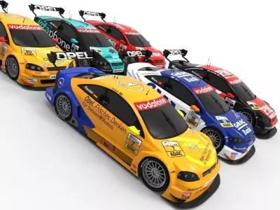 Opel DTM 2002 Season Pack 3D model