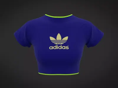 crop top  Free 3D model