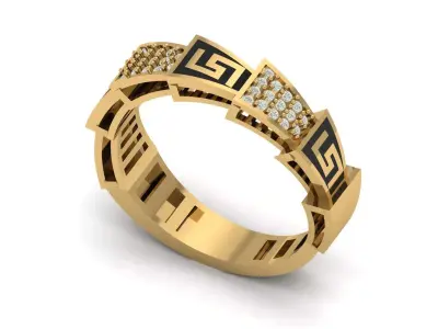 Band Ring  3D print model