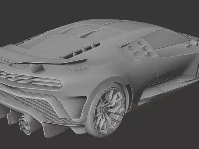 Bugatti Centodieci 3D print model