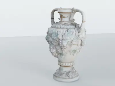 stone vase photoscanned 3D model
